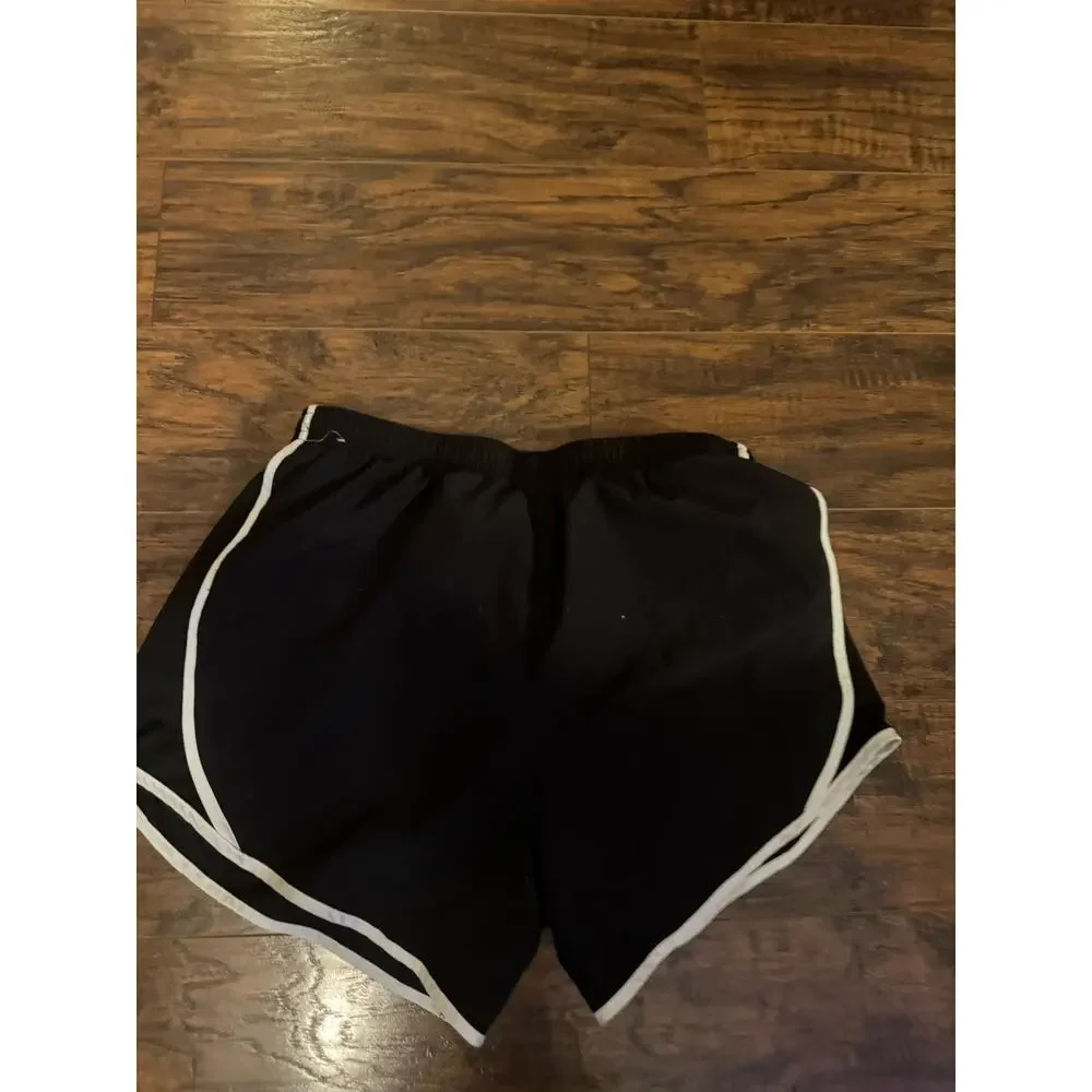 Girls Nike Shorts Size XL Black And White Youth Dri Fit